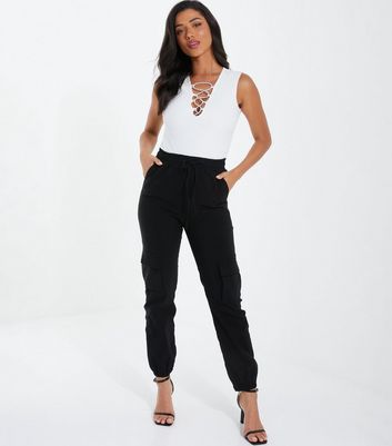 Amazon.com: RCGYUTI Women High Waisted FP Cargo Pants Wide Leg Casual Pants  6 Pockets Combat Trousers (Black,S,Small,Regular,Regular) : Clothing, Shoes  & Jewelry