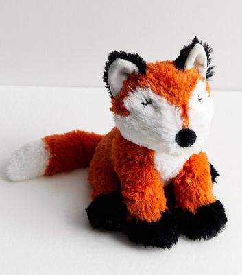 Bright Orange Fox Microwavable Hottie New Look