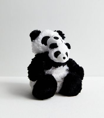 Black and sale white panda teddy