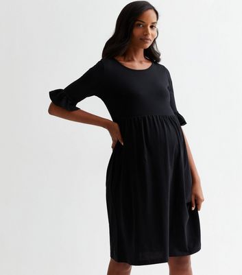 New look best sale black maternity dress