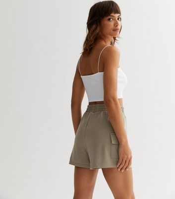 Cargo high waisted sales shorts