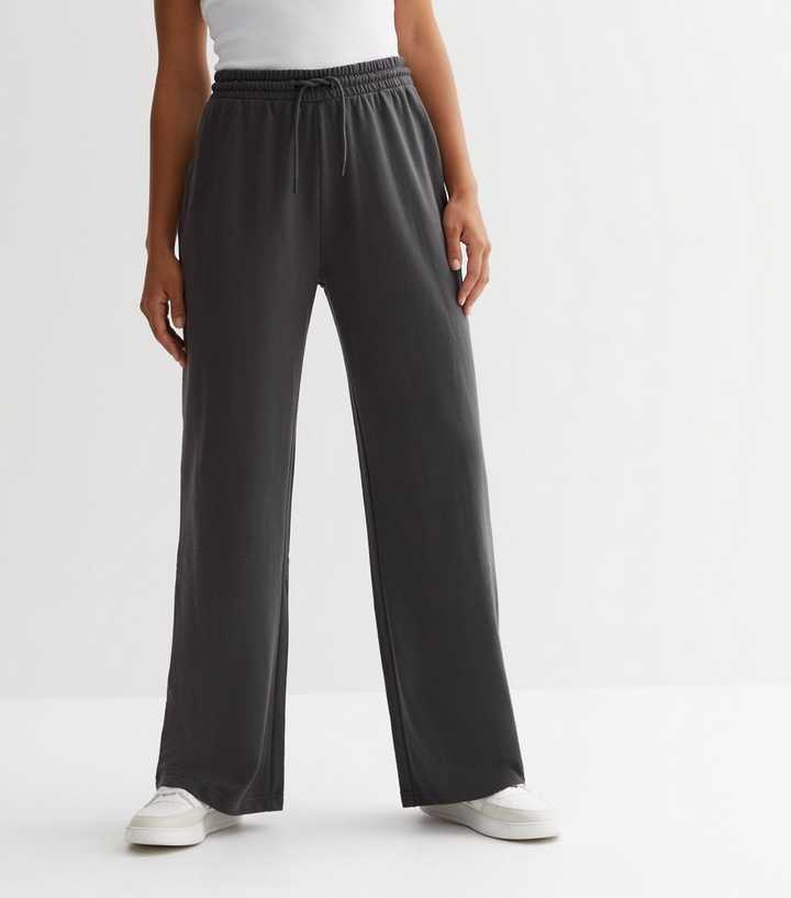 Asos Design New Look Wide Leg Joggers Buy ASOS DESIGN Womens Faux