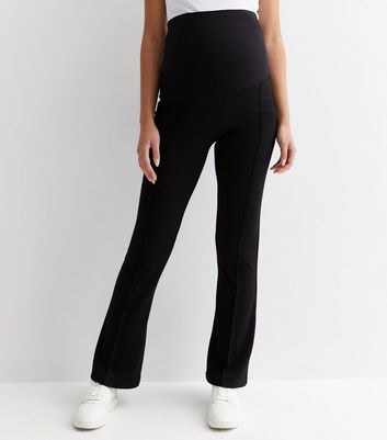 Mamalicious Maternity soft cargo trousers in black