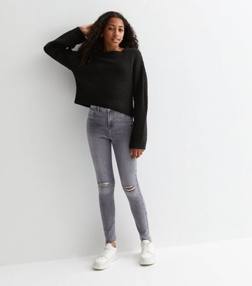 New look store girls black jeans