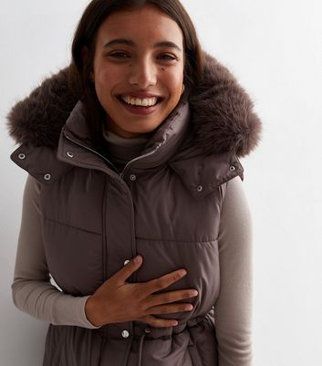 Womens bodywarmer outlet with hood