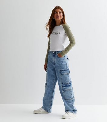 Wide leg best sale jeans new look