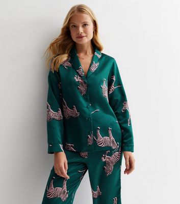 Zebra discount satin pajamas