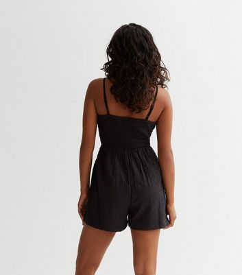 New look 2025 black playsuit