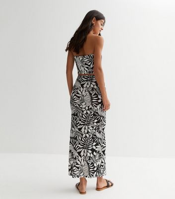 Floral jersey maxi skirt sale