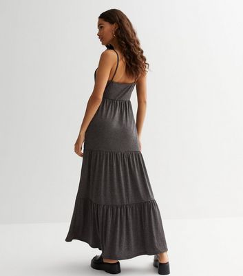 Dark grey shop maxi dress