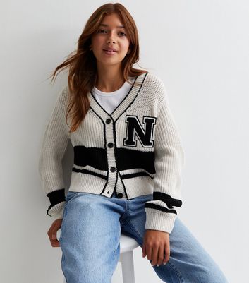 Girls off white on sale cardigan