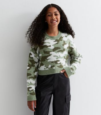 Ladies deals camo jumper