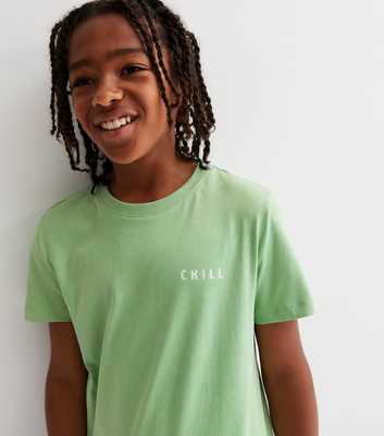 KIDS ONLY Light Green Chill Logo T-Shirt