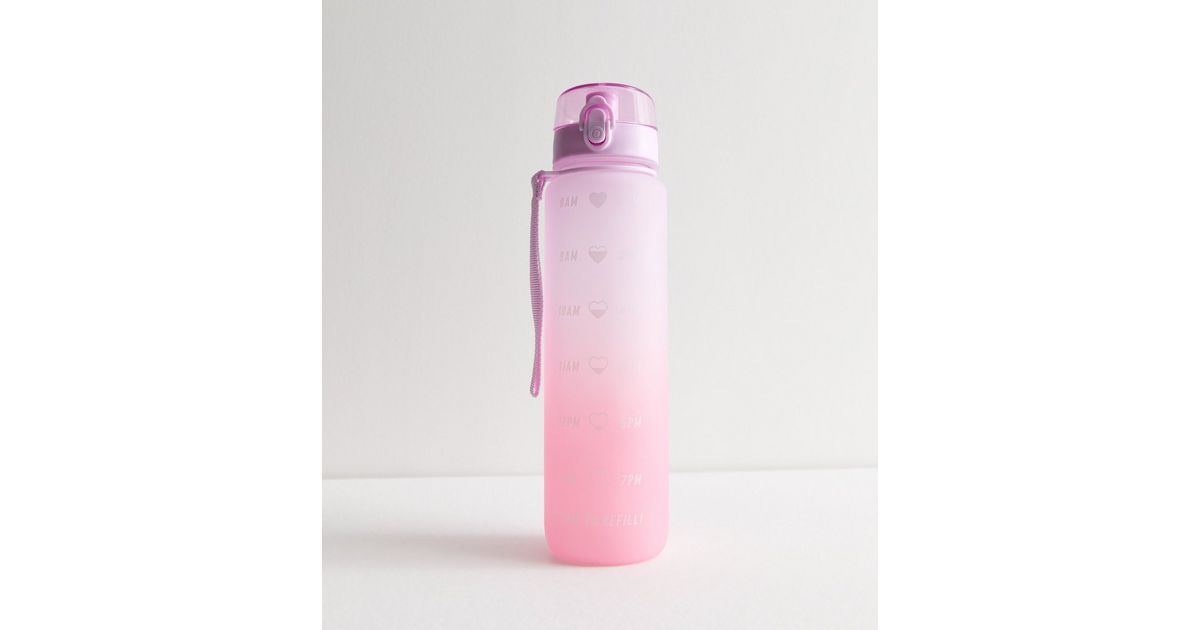 Purple Ombré 1L Water Bottle | New Look