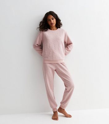 Petite Star Jacquard Pyjama Sweatshirt New Look