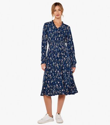 New look navy 2025 floral dress