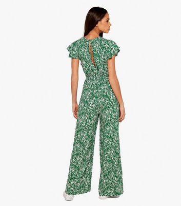 Apricot Green Mark Making Wide Leg Jumpsuit New Look