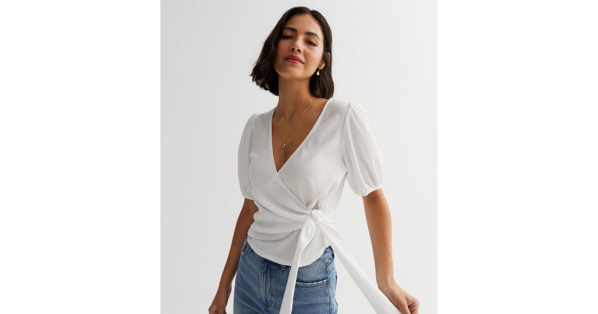 Soft Silhouette Waist-Tie Blouse