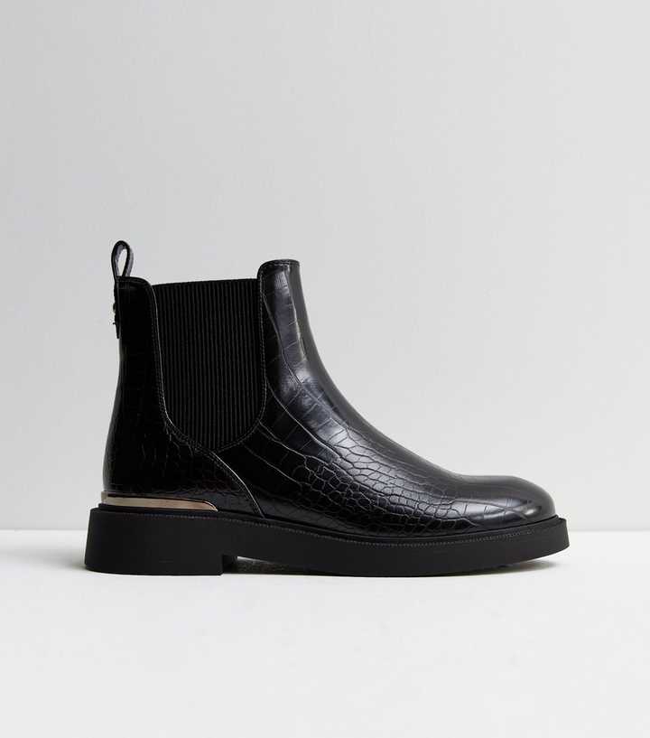 black chelsea boots womens new look