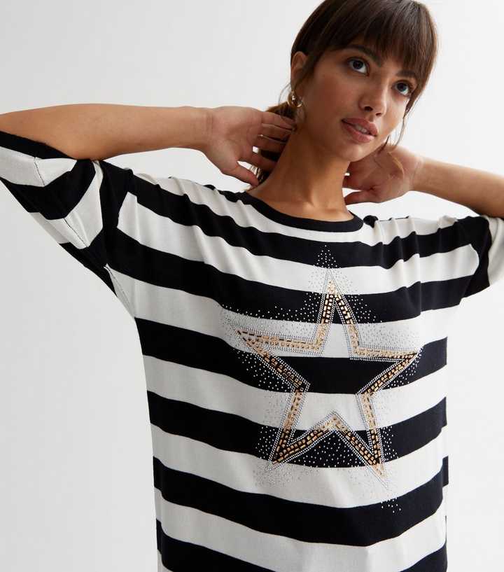 blue and white star shirt