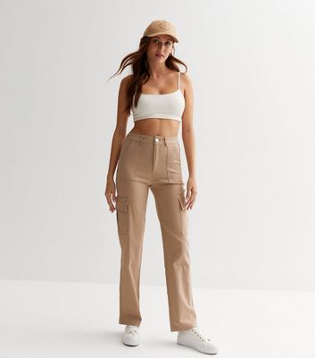 Hailey Oversized Cargo Pants - Tan – The Frankie Shop