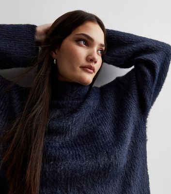 High neck jumper new deals look