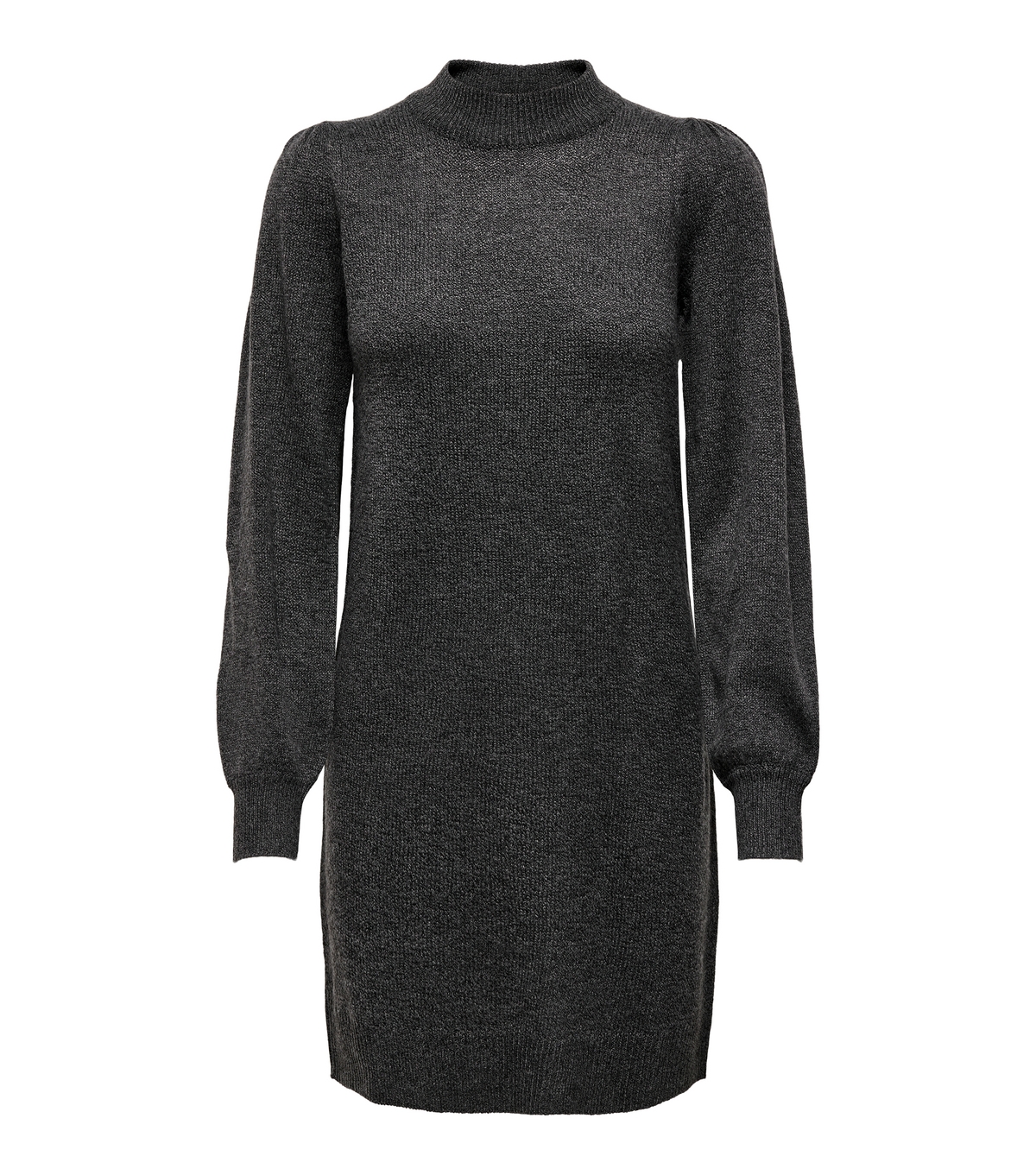 Women's Petite Dark Grey Knit High Neck Mini Dress JDY New Look