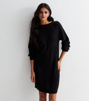 New look hotsell black jumper dress