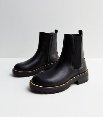 New look store boots black