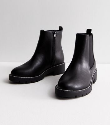 Wide fit chunky chelsea cheap boots