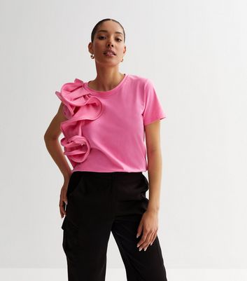 New look best sale pink t shirt