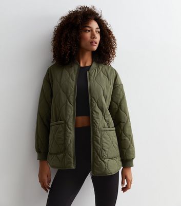 New look quilted outlet coats