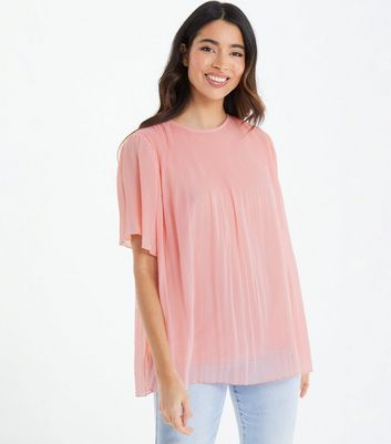 Chiffon short hot sale sleeve blouse