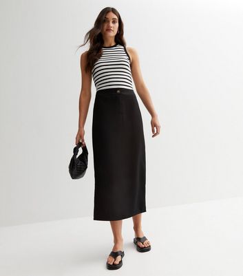 Tailored maxi shop pencil skirt