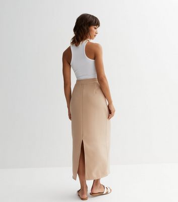 Camel best sale maxi skirt