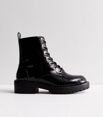 Biker boots new look sale