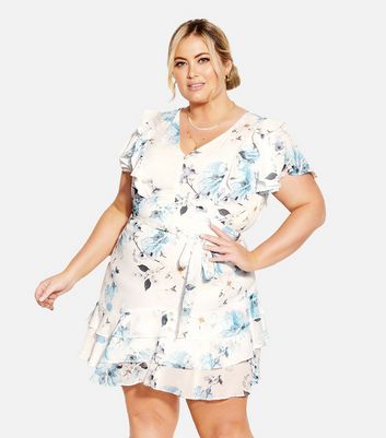 City chic hot sale white floral dress