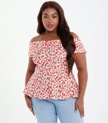 Off the shoulder peplum on sale