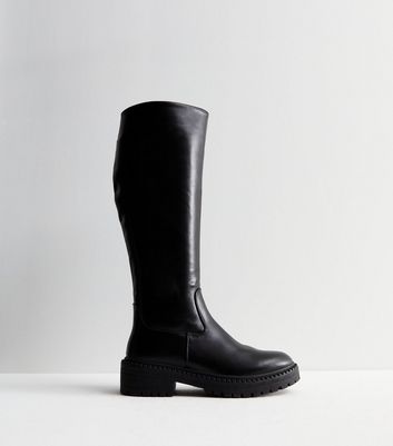 Unisa black outlet knee high boots