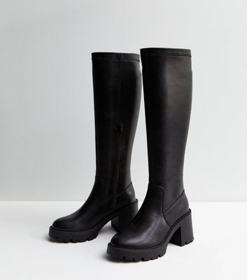 High heel best sale riding boots