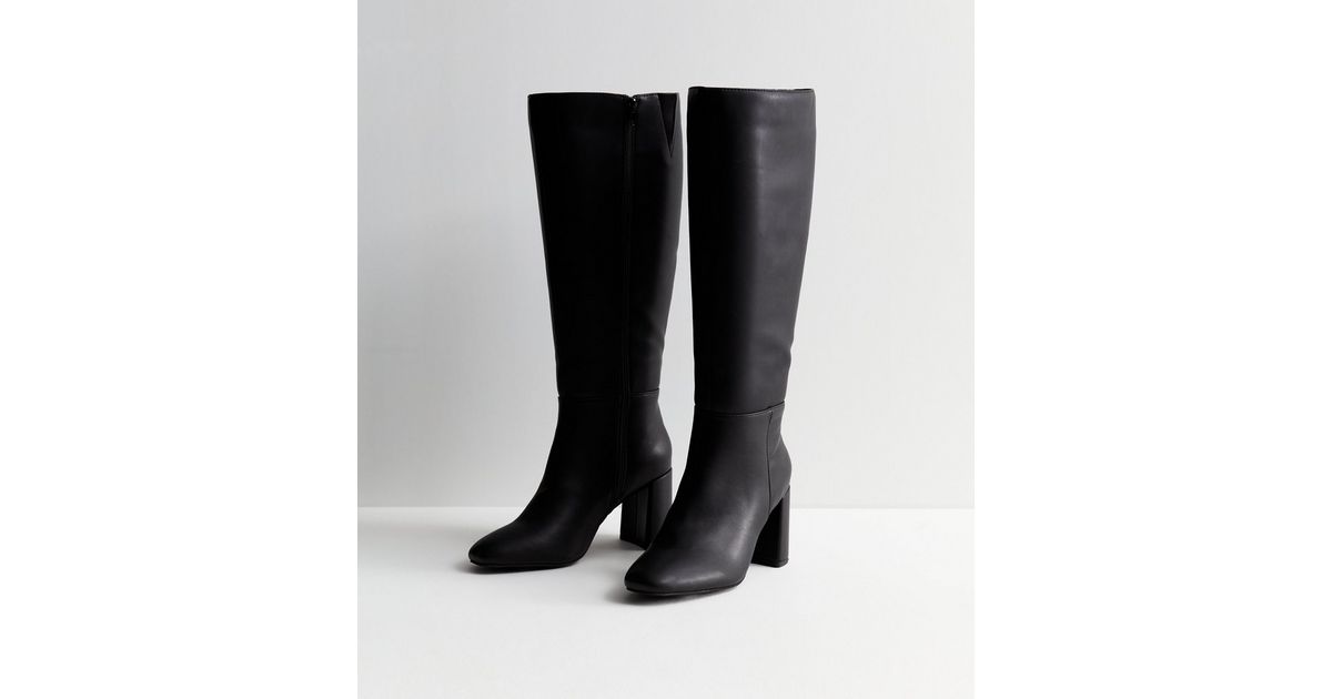 Knee high boots with a heel, 70s style | Mumsnet