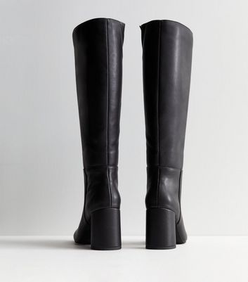 Knee high sale boots small heel