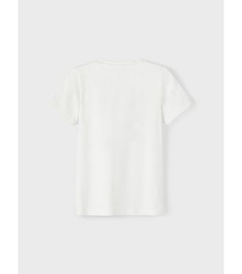 Name It White Athletics Runner Logo T-Shirt New Look