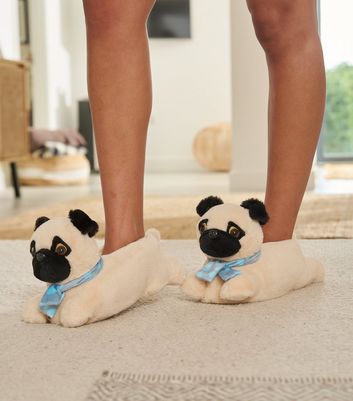 Mens sale pug slippers