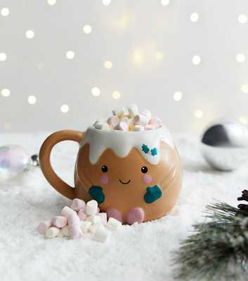 Brown Christmas Pudding Mug