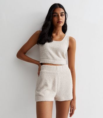 Teddy shorts lounge set new arrivals