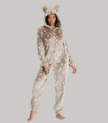 Deer outlet onesie pajamas