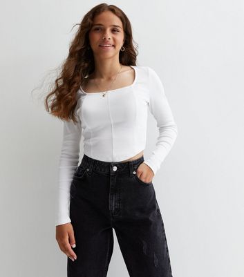 Plain Square Neck Corset white Top, Size: XL, Casual at Rs 399 in Mumbai