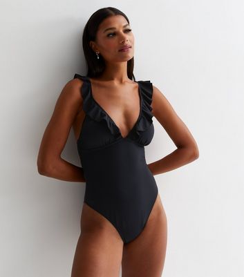 Black swimsuit new look on sale