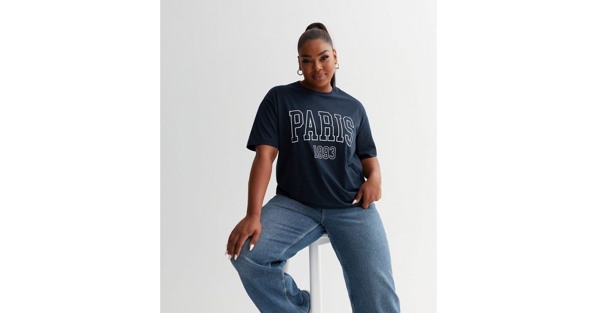 NYC Oversized T-Shirt - True Navy